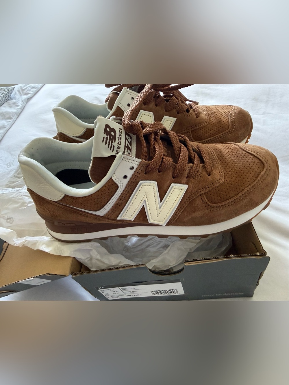 New Balance 574 Box - Brown/Beige - Picture 4 of 5